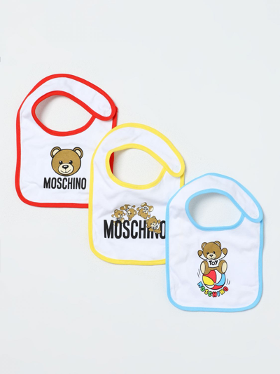 Moschino Baby Bib  Kids Color White