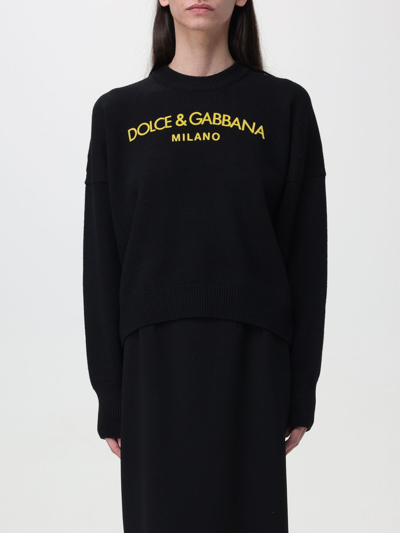 Dolce & Gabbana 毛衣  女士 颜色 黑色 In Black