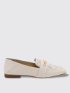 Michael Kors Tiffanie Leather And Empire Signature Logo Mule In White