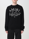 Amiri Arts District Cotton Sweatshirt In Black