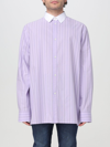 LOEWE 衬衫 LOEWE 男士 颜色 紫色,F21359019