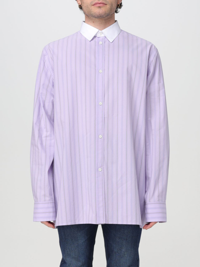 Loewe Striped Shirt In Violet