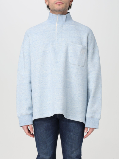 Loewe Funnel-neck Sweatshirt In Blue