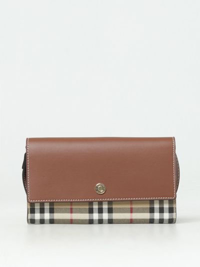 Burberry Wallet  Woman Colour Brown