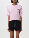 KENZO SWEATER KENZO WOMAN COLOR PINK,F24030010