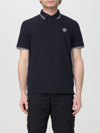 Stone Island Polo Shirt In Blue