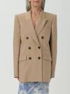 MSGM BLAZER MSGM WOMAN COLOR SAND,F25673054