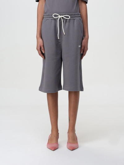 Msgm Short  Woman Color Grey