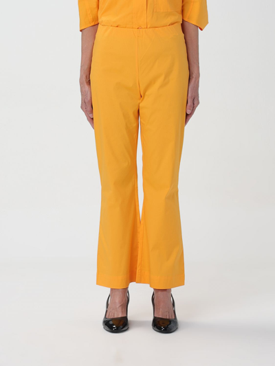 Liviana Conti Flared Trousers In Yellow
