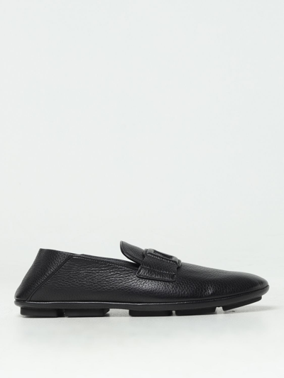 Dolce & Gabbana Driver Loafer In Black