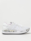 Premiata Conny Broderie-anglaise Sneakers In White