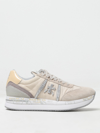 Premiata Conny Mix Materials Sneakers In Beige