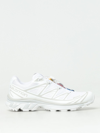 Salomon White Xt-6 Lace Up Sneakers In White