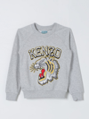 KENZO SWEATER KENZO KIDS KIDS COLOR GREY,F27376020