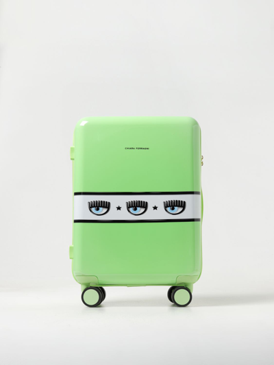 Chiara Ferragni Travel Case  Woman Colour Green