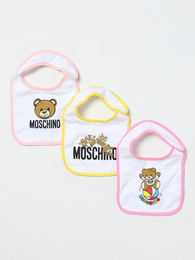 Moschino Baby Bib  Kids Color Pink