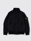 Stone Island Junior Coat  Kids Color Black