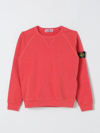 Stone Island Junior Sweater  Kids Color Orange