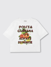 DOLCE & GABBANA T-SHIRT DOLCE & GABBANA KIDS COLOR WHITE,F30568001