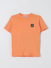 Stone Island T-shirt  Junior Kids Color Apricot