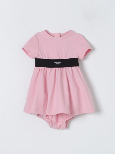 Dolce & Gabbana Babies' Romper  Kids Color Pink