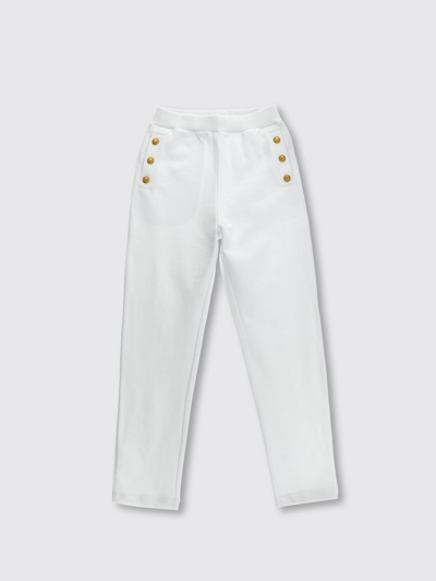 Balmain Pants  Kids Kids Color White