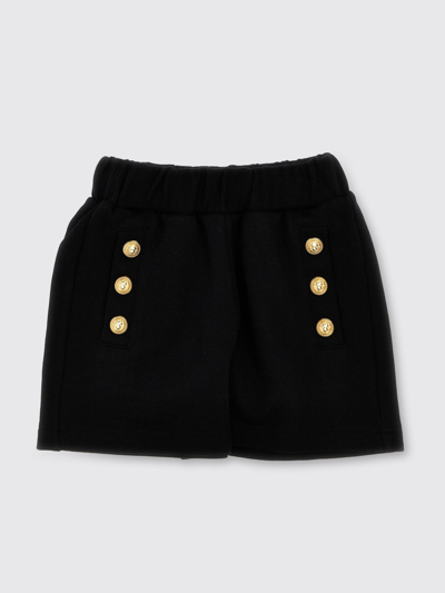 Balmain Short  Kids Kids Color Black