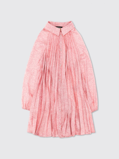 Young Versace Dress  Kids Color Pink In Pink