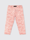 YOUNG VERSACE PANTS YOUNG VERSACE KIDS COLOR PINK,F32906010