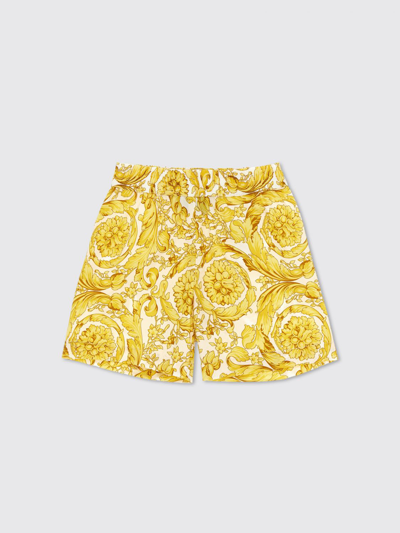 Young Versace Babies' 短裤  儿童 颜色 黄色 In Yellow