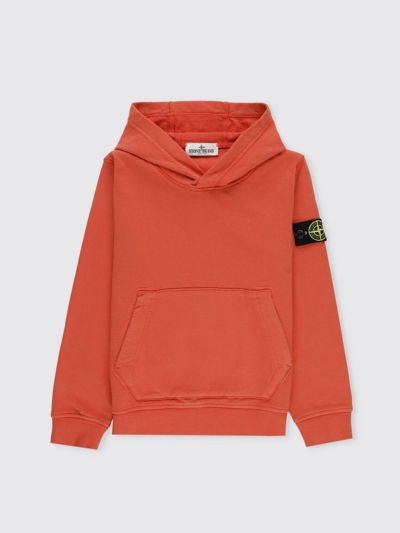 Stone Island Junior Jumper  Kids Colour Orange