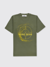 STONE ISLAND JUNIOR T-SHIRT STONE ISLAND JUNIOR KIDS COLOR GRASS GREEN,F14321087