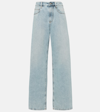 Brunello Cucinelli High-rise Straight Jeans In Blue
