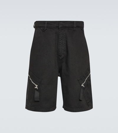 Jacquemus Le Short Marrone棉质工装短裤 In Black