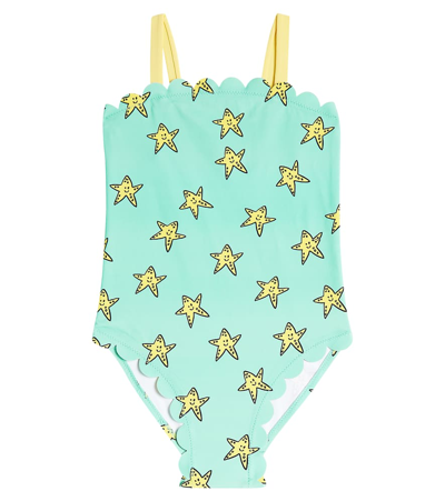 Stella Mccartney Kids' Printed Swimsuit In Multicoloured