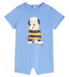 POLO RALPH LAUREN BABY PRINTED COTTON PLAYSUIT