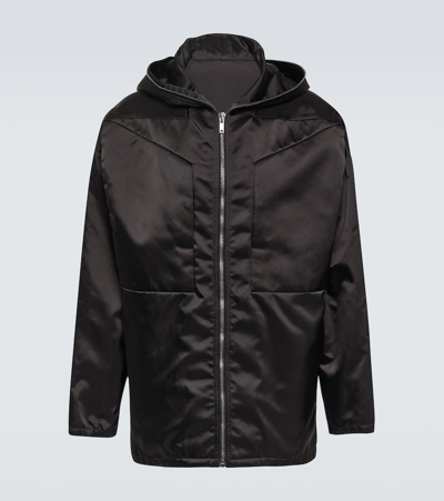 Rick Owens Technical Hoodie In Black