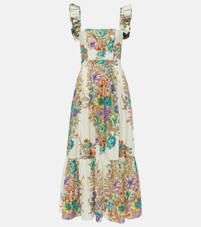Etro Cotton Dress With Print In Multi