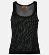 Missoni Sleeveless Lurex Tank Top In Black