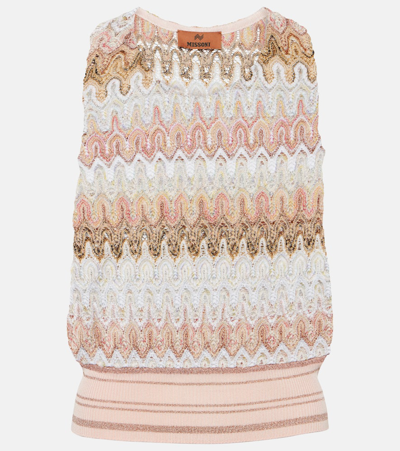 Missoni Knitted Top In Multicoloured