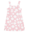 Marc Jacobs Polka Dot Cotton Dress In Pink