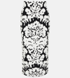 ALEXANDER MCQUEEN DAMASK JACQUARD PENCIL SKIRT