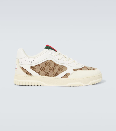 Gucci Re-web Sneakers In White