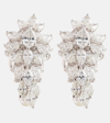 Yeprem 18kt White Gold Earrings With Diamonds In Silver