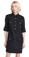 Veronica Beard Saude Cargo Dress In Black
