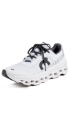 ON CLOUDMONSTER SNEAKERS ALL WHITE