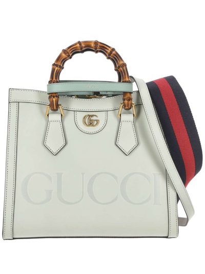 Gucci Diana Small Tote Bag In Green