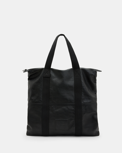 Allsaints Afan Spacious Recycled Tote Bag In Animal Print