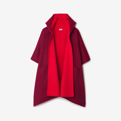 Burberry Ekd Cashmere Hooded Cape In Ripple/pillar