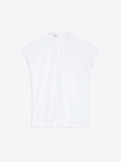 Dries Van Noten 03050-hena 8600 W.k.ss.t-shirt Clothing In White